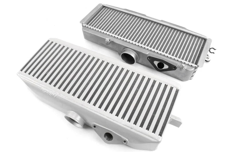 PERRIN 08-21 Subaru STI Top Mount Intercooler (TMIC) - Silver - Main Product View