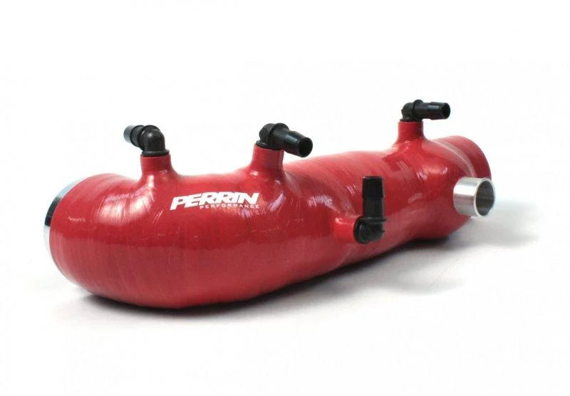 PERRIN 08-21 Subaru WRX / 09-18 Forester XT / 05-09 LGT & OBXT Intercooler Coupler Kit - Red - Back View