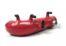 Load image into Gallery viewer, PERRIN 08-21 Subaru WRX / 09-18 Forester XT / 05-09 LGT &amp; OBXT Intercooler Coupler Kit - Red - Back View