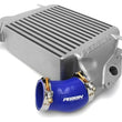 Load image into Gallery viewer, PERRIN 08-21 Subaru WRX / 09-18 Forester XT / 05-09 LGT &amp; OBXT Intercooler Coupler Kit - Blue - Back View
