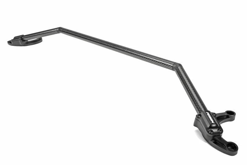 PERRIN 08-21 Subaru WRX/STI Front Strut Brace - Carbon Fiber - Back View