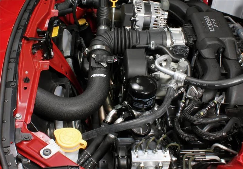 PERRIN 13-16 Subaru BRZ / Scion FR-S Cold Air Intake - Black - Back View