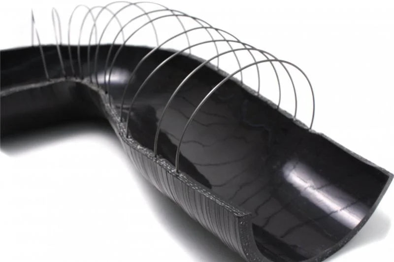 PERRIN 13-16 Subaru BRZ/Toyota FR-S (Manual & Auto) 17-20 BRZ/86 (Auto Only) Inlet Hose - Black - Side View
