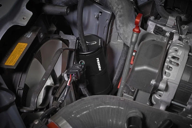 PERRIN 13-25 Subaru BRZ / 04-21 Subaru STI / 02-25 Subaru WRX Coolant Overflow Tank - Black - Additional View 7