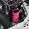 Load image into Gallery viewer, PERRIN 13-25 Subaru BRZ / 04-21 Subaru STI / 02-25 Subaru WRX Coolant Overflow Tank - Hyper Pink - Installation View