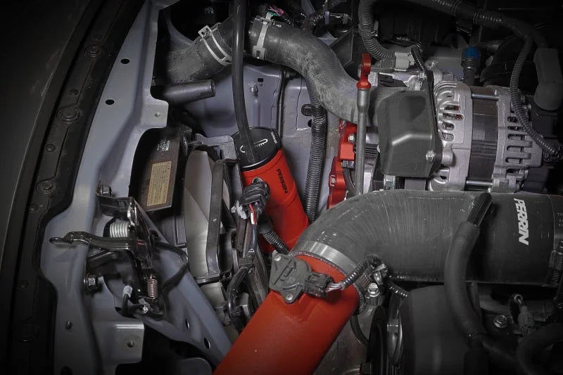 PERRIN 13-25 Subaru BRZ / 04-21 Subaru STI / 02-25 Subaru WRX Coolant Overflow Tank - Red - Additional View 6