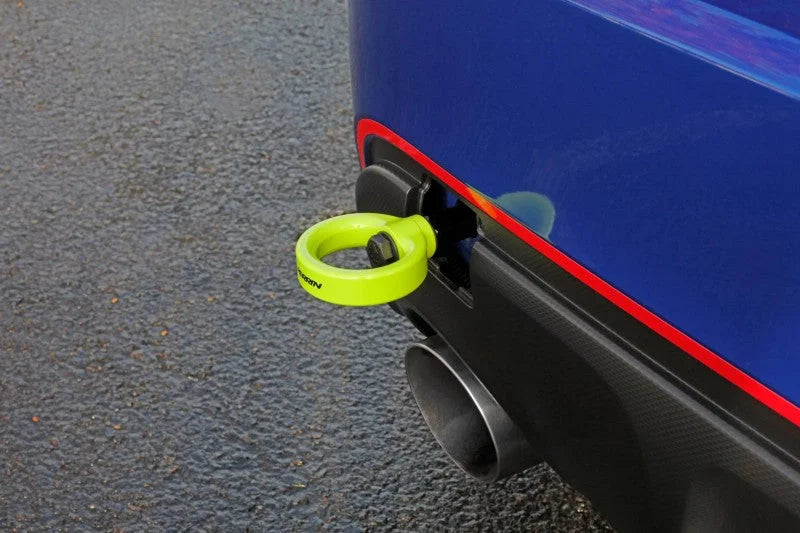 PERRIN 13-25 Subaru BRZ / 13-20 Scion FRS & Toyota 86 / 22-25 GR86 Tow Hook Kit (Rear) - Neon Yellow - Additional View 7