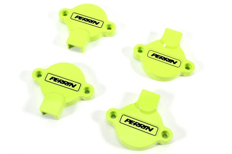 PERRIN 13-25 Subaru BRZ / Scion FR-S / Toyota 86 & GR86 Cam Solenoid Cover - Neon Yellow - Installation View