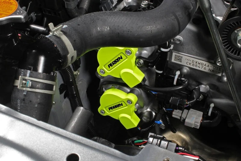 PERRIN 13-25 Subaru BRZ / Scion FR-S / Toyota 86 & GR86 Cam Solenoid Cover - Neon Yellow - Additional View 5