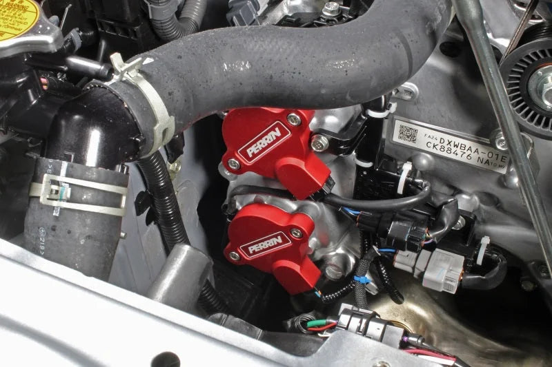 PERRIN 13-25 Subaru BRZ / Scion FR-S / Toyota 86 & GR86 Cam Solenoid Cover - Red - Additional View 5