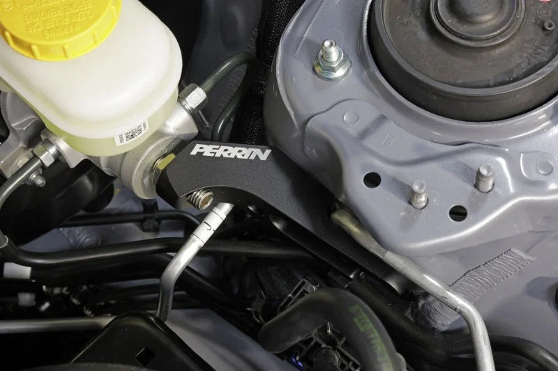 PERRIN 13-25 Subaru BRZ / Scion FR-S / Toyota 86 GR86 Master Cylinder Brace - Black - Side View