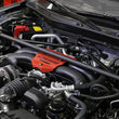 Load image into Gallery viewer, PERRIN 13-25 Subaru BRZ / Toyota GR86/86 / Scion FR-S Front Strut Brace - Black - Back View