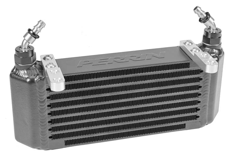 PERRIN 13-25 Subaru Crosstrek & Impreza / 18-25 Forester CVT Transmission Cooler Full Kit - Side View
