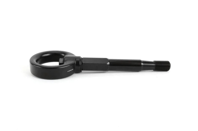 PERRIN 14-19 Subaru Forester/Ascent Tow Hook Kit (Rear) - Black - Side View