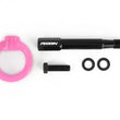 Load image into Gallery viewer, PERRIN 14-19 Subaru Forester/Ascent Tow Hook Kit (Rear) - Hyper Pink - Back View
