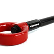 Load image into Gallery viewer, PERRIN 14-19 Subaru Forester/Ascent Tow Hook Kit (Rear) - Red - Back View