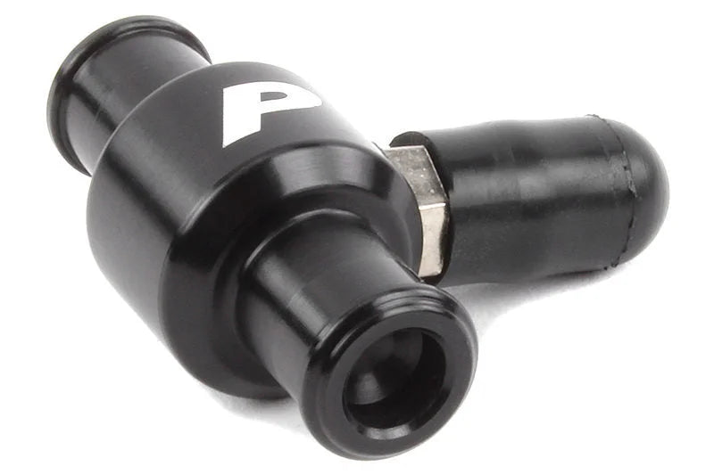 PERRIN 15-17 & 2025 Only Subaru WRX / 14-16 Forester XT Turbo Sump Restrictor - Black - Side View