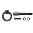 Load image into Gallery viewer, PERRIN 15-17 Subaru WRX &amp; STI / 13-17 Crosstrek / 12-16 Impreza Tow Hook Kit (Front) - Flat Black - Side View