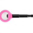 Load image into Gallery viewer, PERRIN 15-17 Subaru WRX &amp; STI / 13-17 Crosstrek / 12-16 Impreza Tow Hook Kit (Front) - Hyper Pink - Installation View