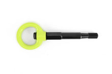 Load image into Gallery viewer, PERRIN 15-17 Subaru WRX &amp; STI / 13-17 Crosstrek / 12-16 Impreza Tow Hook Kit (Front) - Neon Yellow - Installation View