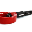 Load image into Gallery viewer, PERRIN 15-17 Subaru WRX &amp; STI / 13-17 Crosstrek / 12-16 Impreza Tow Hook Kit (Front) - Red - Side View