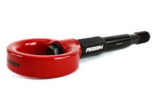 Load image into Gallery viewer, PERRIN 15-17 Subaru WRX &amp; STI / 13-17 Crosstrek / 12-16 Impreza Tow Hook Kit (Front) - Red - Side View
