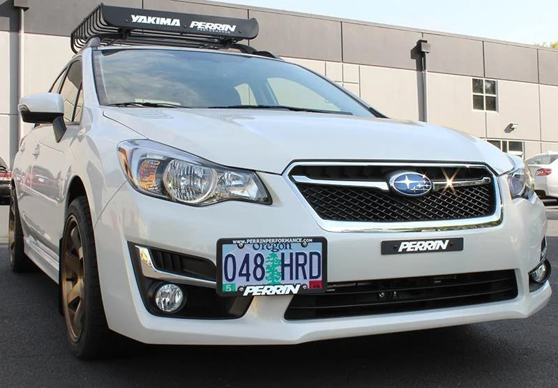 PERRIN 15-17 Subaru WRX/STI (w/o FMIC) / 13-17 Crosstrek / 12-16 Impreza License Plate Reloc. Kit - Additional View 5