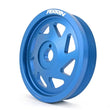 Load image into Gallery viewer, PERRIN 15-18 Subaru WRX / 13-20 BRZ / 14-18 FXT / 13-16 Crosstrek Lightened Crank Pulley - Blue - Main Product View