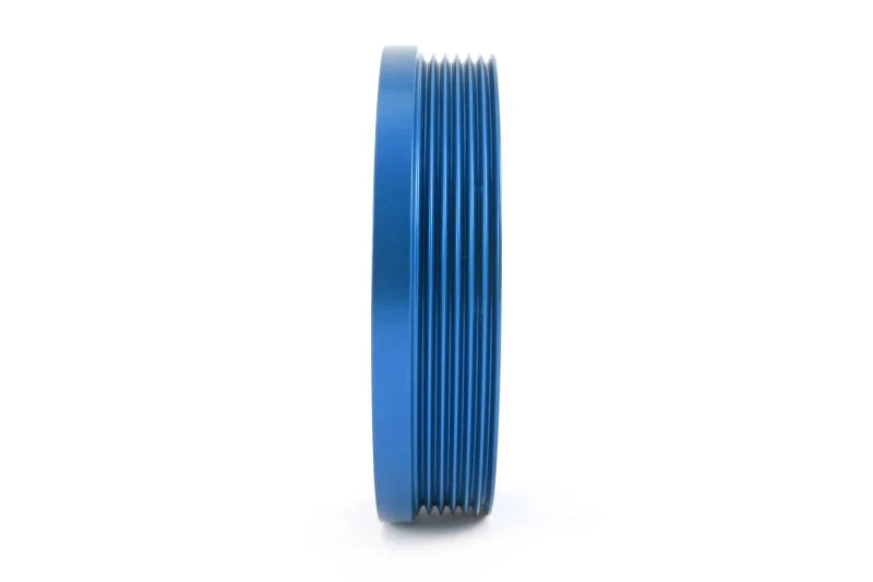 PERRIN 15-18 Subaru WRX / 13-20 BRZ / 14-18 FXT / 13-16 Crosstrek Lightened Crank Pulley - Blue - Installation View