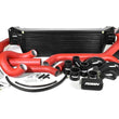 Load image into Gallery viewer, PERRIN 15-21 Subaru STI Front Mount Intercooler Boost Tubes + Hardware - Red Tubes - Detail View