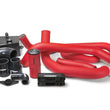 Load image into Gallery viewer, PERRIN 15-21 Subaru STI Front Mount Intercooler Boost Tube Kit - Red - Back View