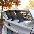 Load image into Gallery viewer, PERRIN 15-21 Subaru STI Wing Stabilizer - Black - Back View
