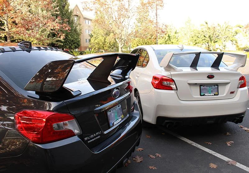 PERRIN 15-21 Subaru STI Wing Stabilizer - Black - Additional View 5