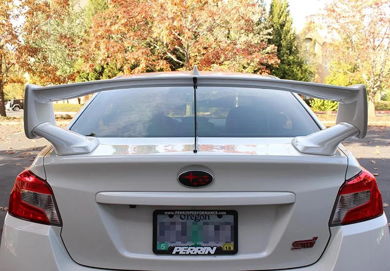 PERRIN 15-21 Subaru STI Wing Stabilizer - Black - Additional View 6