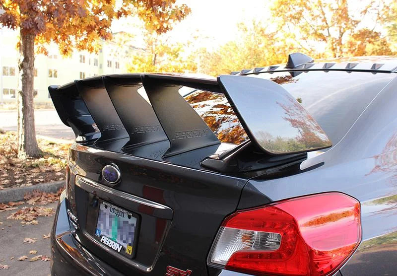 PERRIN 15-21 Subaru STI Wing Stabilizer - Black - Additional View 9