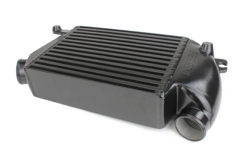 PERRIN 15-21 Subaru WRX / 14-18 Forester XT Top Mount Intercooler - Black - Side View