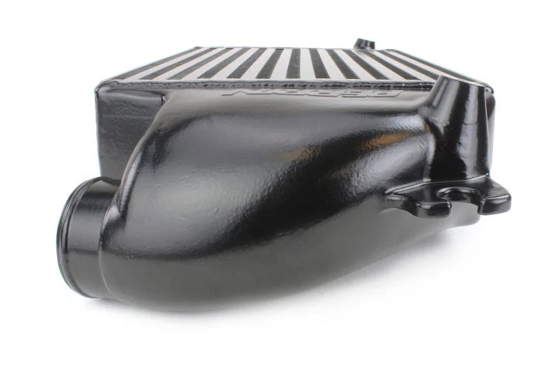 PERRIN 15-21 Subaru WRX / 14-18 Forester XT Top Mount Intercooler - Black - Installation View
