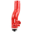 Load image into Gallery viewer, PERRIN 15-21 Subaru WRX / 14-18 Forester XT Turbo Inlet Hose 3in. w/ Turbo Adapter Flange - Red - Side View