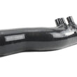 Load image into Gallery viewer, PERRIN 15-21 Subaru WRX / 14-18 Forester XT Turbo Inlet Hose 3in. w/ Turbo Adapter Flange - Black - Back View