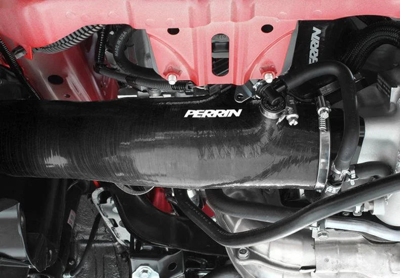 PERRIN 15-21 Subaru WRX / 14-18 Forester XT Turbo Inlet Hose 3in. w/ Turbo Adapter Flange - Black - Additional View 6
