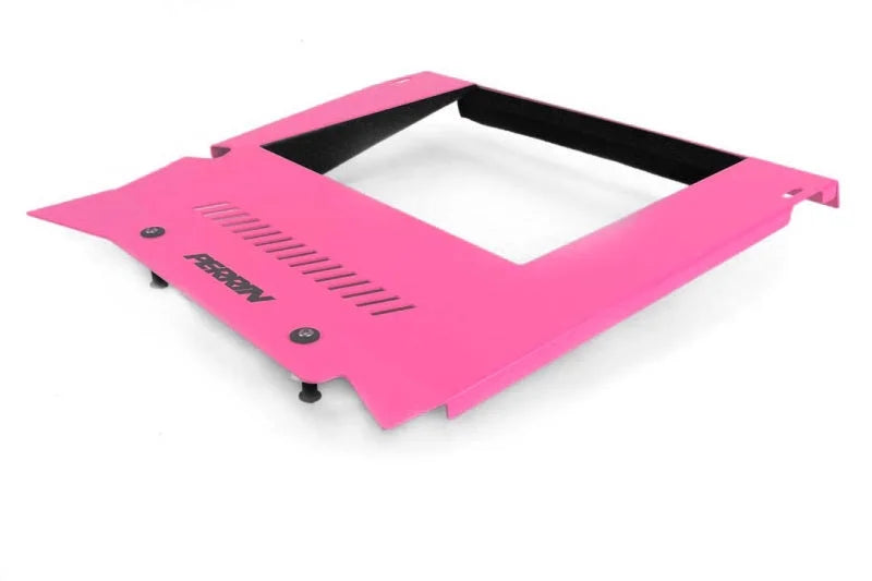 PERRIN 15-21 Subaru WRX Engine Cover Kit (Intercooler & Pulley Covers Incl.) - Hyper Pink - Installation View