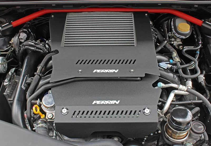 PERRIN 15-21 Subaru WRX Engine Cover Kit (Intercooler & Pulley Covers Incl.) - Black - Additional View 8