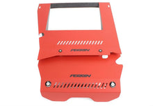 Load image into Gallery viewer, PERRIN 15-21 Subaru WRX Engine Cover Kit (Intercooler &amp; Pulley Covers Incl.) - Red - Back View