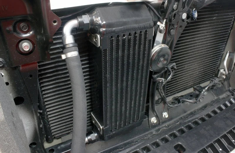 PERRIN 15-21 Subaru WRX Engine Oil Cooler Full Kit - Back View