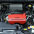 Load image into Gallery viewer, PERRIN 15-21 Subaru WRX Pulley Cover - Red - Main Product View