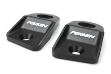 Load image into Gallery viewer, PERRIN 15-21 Subaru WRX / STI Upper Radiator Bracket Set - Black - Main Product View