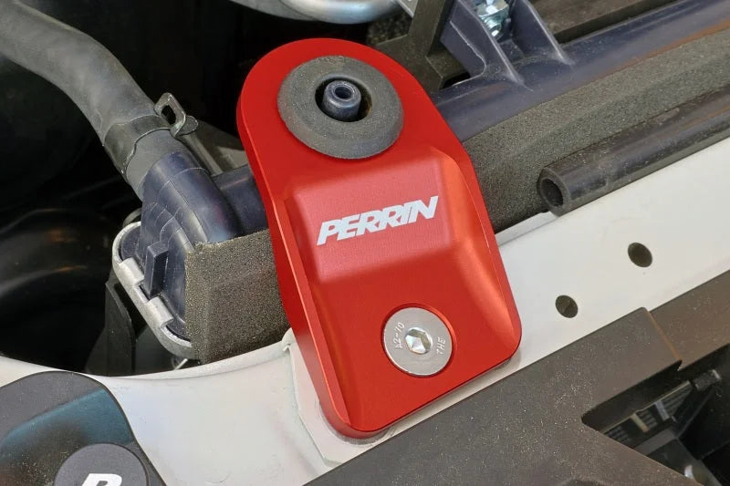 PERRIN 15-21 Subaru WRX / STI Upper Radiator Bracket Set - Red - Main Product View