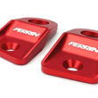 Load image into Gallery viewer, PERRIN 15-21 Subaru WRX / STI Upper Radiator Bracket Set - Red - Side View
