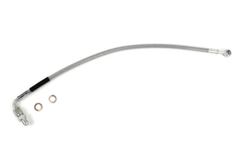 PERRIN 15-21 Subaru WRX/STI & 13-25 BRZ/FRS/GR86 Stainless Steel Clutch Line - Back View