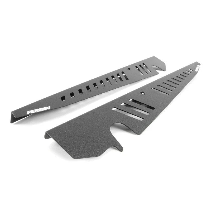 PERRIN 15-21 Subaru WRX/STI Fender Shroud Set - Black - Side View